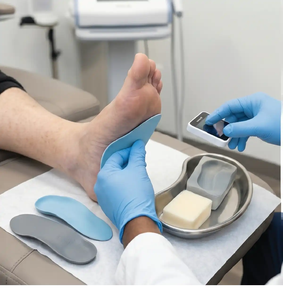 Custom orthotic insoles